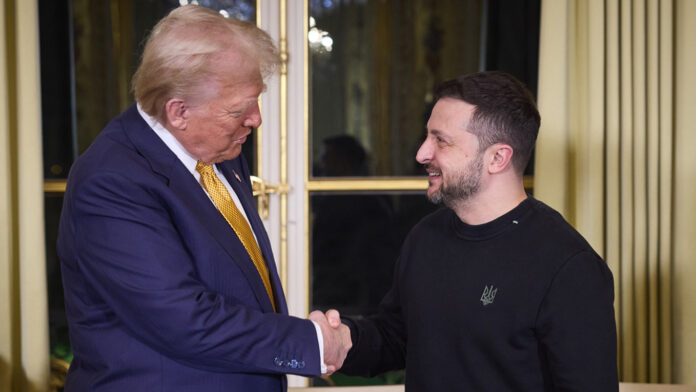 Trump and Zelensky