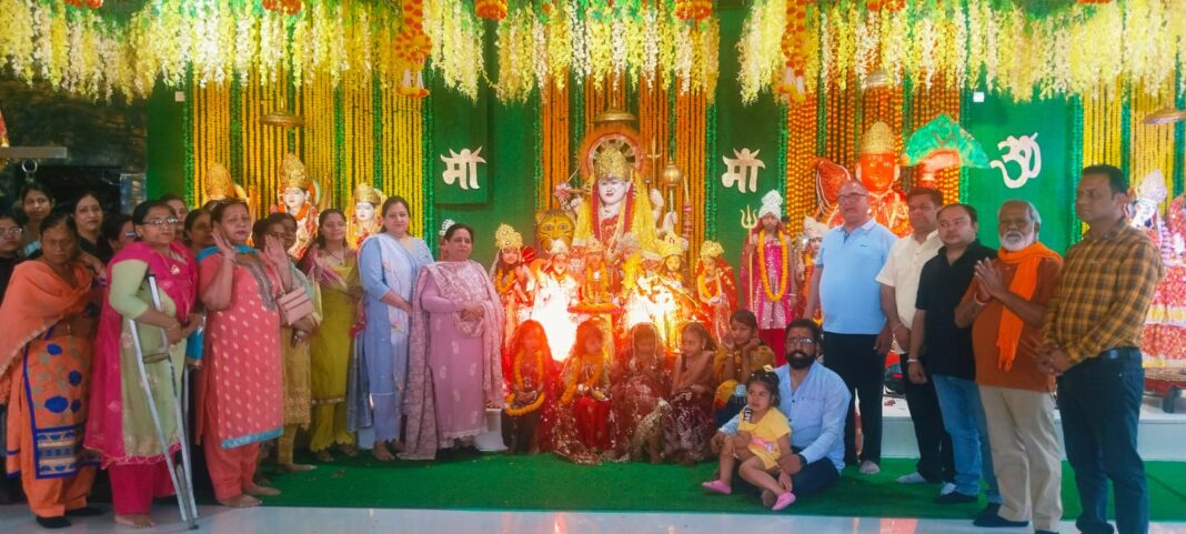 Navratri Holds Special Significance in Hinduism: Bhatia Shri Sanatan Dharma Mahavir Dal Senior Secondary School celebrated Navratri